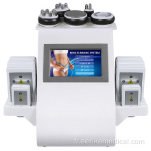 6 en 1 machine de cavitation lipolaser à ultrasons